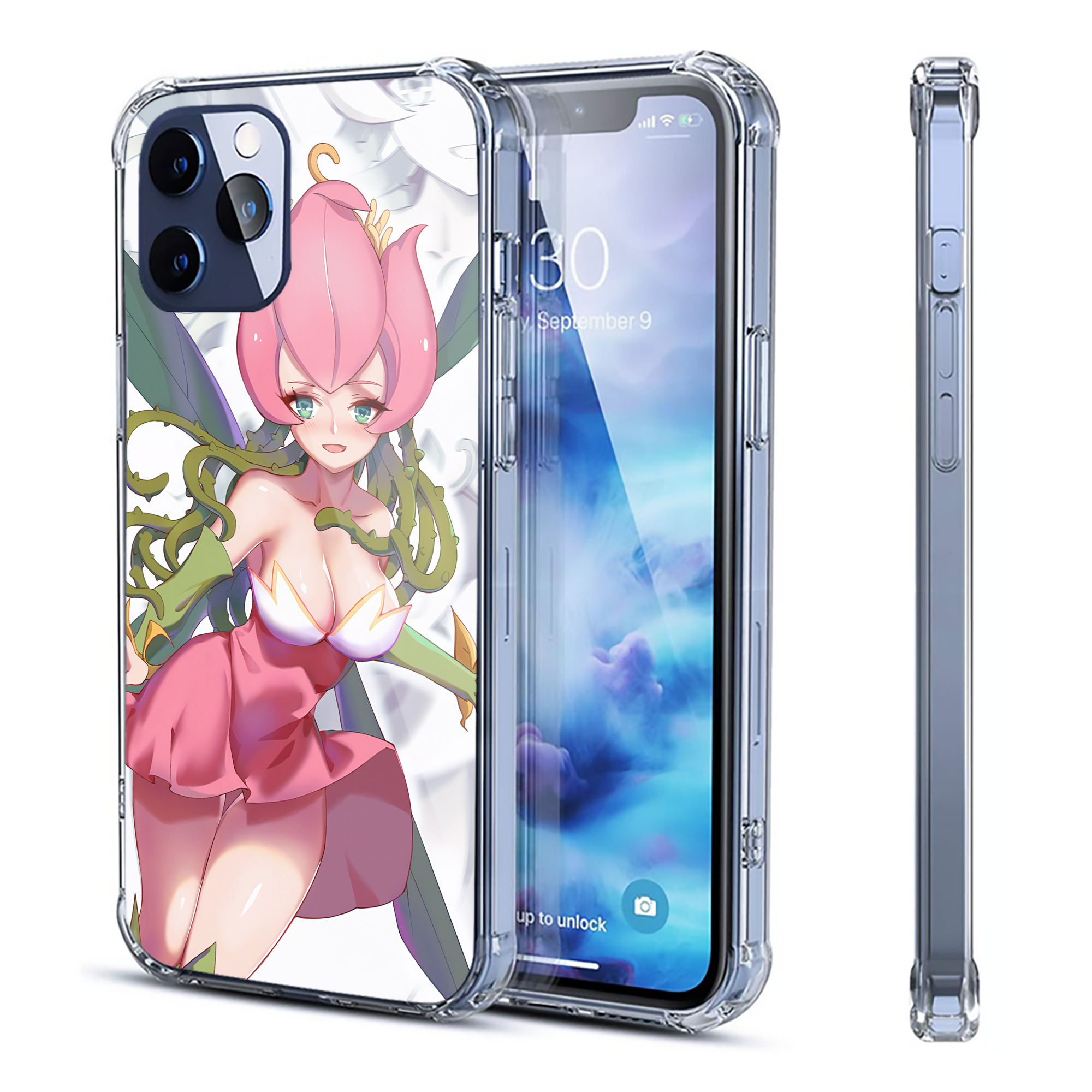 （画像用） Digimon デジタルモンスター/デジモン 【iPhone 12シリーズ対応】透明スマホケース（クリアソフトケース）